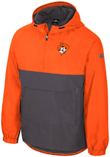 Colosseum Oklahoma State Cowboys Mens Orange Gives Back Anorak Light Weight Jacket