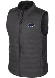 Mens Penn State Nittany Lions Charcoal Colosseum Nightman Puffer Vest