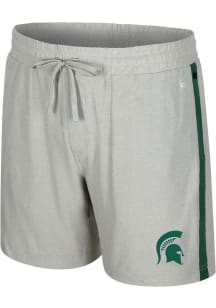 Mens Michigan State Spartans Ash Colosseum Mac Shorts