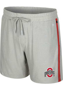 Mens Ohio State Buckeyes Ash Colosseum Mac Shorts