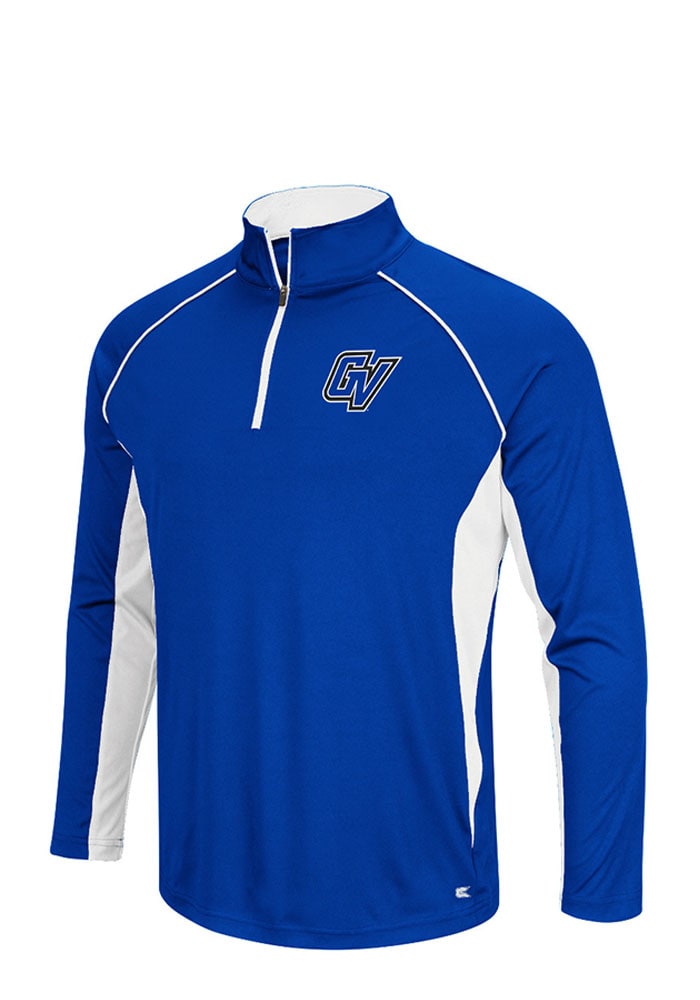 Colosseum Grand Valley State Lakers Mens Blue Airstream Big and Tall 1/4 Zip Pullover