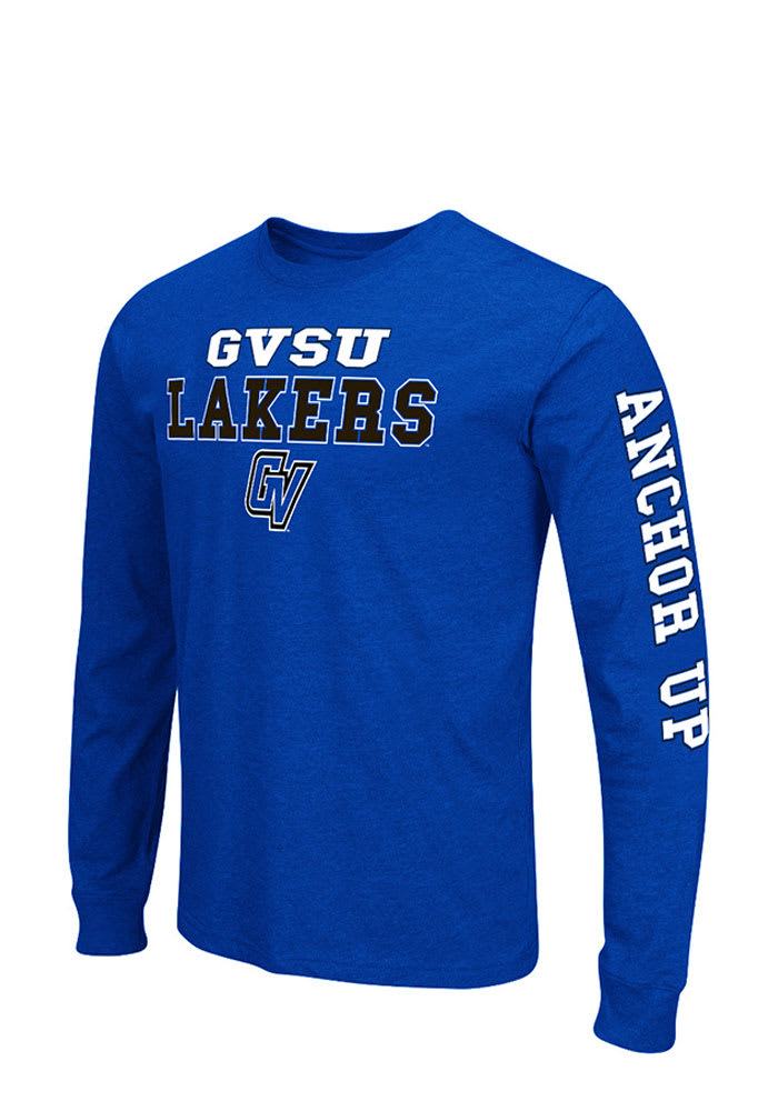 Grand Valley State Lakers Grey Archer Short Sleeve T Shirt