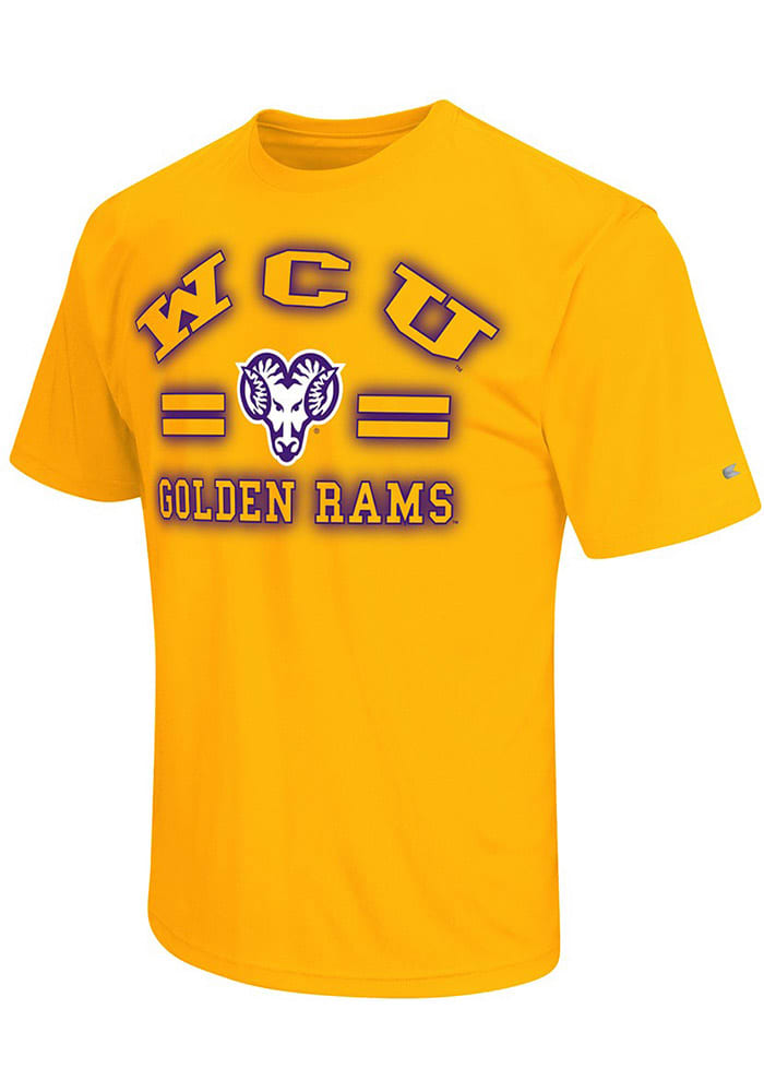 Colosseum West Chester Golden Rams Mens Gold Big Haze Big and Tall T-Shirt