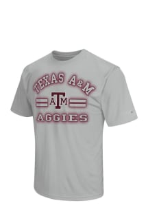 Colosseum Texas A&amp;M Aggies Mens Grey Big Haze Big and Tall T-Shirt
