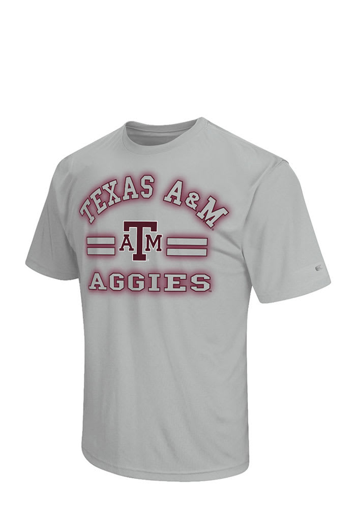 Colosseum Texas A&M Aggies Mens Grey Big Haze Big and Tall T-Shirt