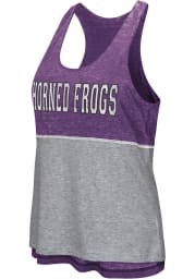 Colosseum TCU Horned Frogs Juniors Purple Ross Tank Top