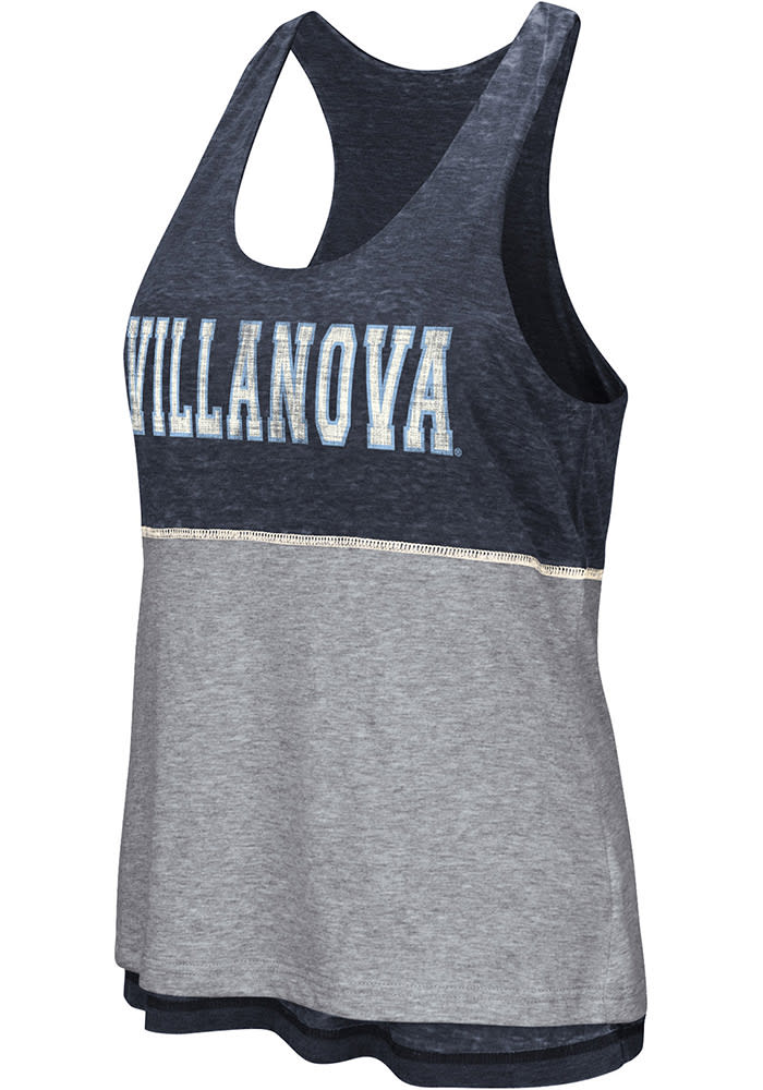 Colosseum Villanova Wildcats Juniors Navy Blue Ross Tank Top
