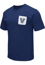 Colosseum Villanova Wildcats Navy Blue Banya Short Sleeve Fashion T Shirt