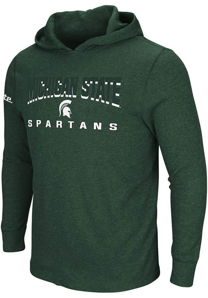 Colosseum Michigan State Spartans Mens Green Chotchkies Fashion Hood