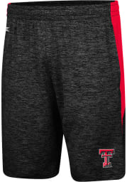 Colosseum Texas Tech Red Raiders Mens Black Fundamentals Shorts