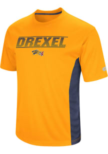 Colosseum Drexel Dragons Yellow Beamer Short Sleeve T Shirt
