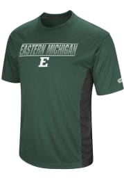 Colosseum Eastern Michigan Eagles Green Beamer Short Sleeve T Shirt