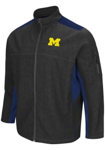 Colosseum Michigan Wolverines Mens Charcoal Acceptor Medium Weight Jacket