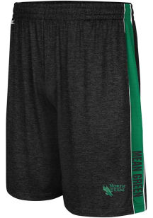 Colosseum North Texas Mean Green Mens Black Wicket Shorts