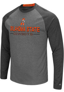 Colosseum Oklahoma State Cowboys Charcoal Ultra Long Sleeve Fashion T Shirt