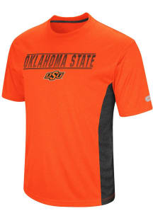 Colosseum Oklahoma State Cowboys Orange Beamer Short Sleeve T Shirt
