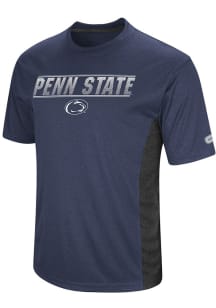 Colosseum Penn State Nittany Lions Navy Blue Beamer Short Sleeve T Shirt