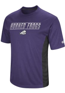 Colosseum TCU Horned Frogs Purple Beamer Short Sleeve T Shirt