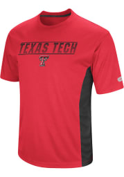 Colosseum Texas Tech Red Raiders Black Beamer Short Sleeve T Shirt
