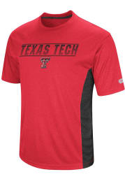Colosseum Texas Tech Red Raiders Red Beamer Short Sleeve T Shirt