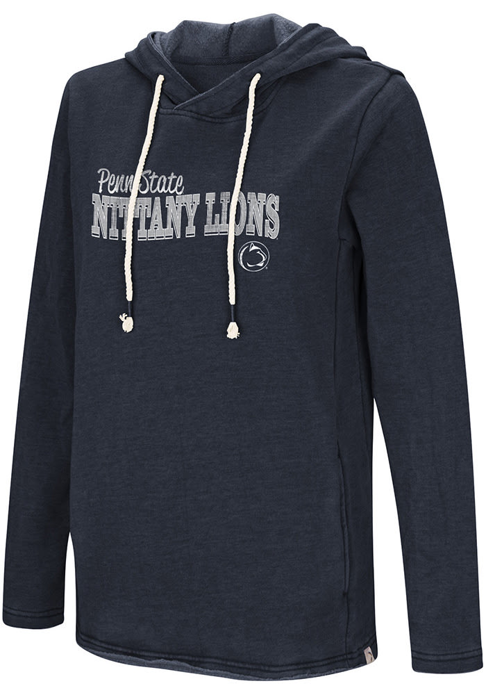 Colosseum Penn State Nittany Lions Womens Navy Blue Journey Hooded Sweatshirt