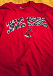 Colosseum Central Missouri Mules Red Mason Short Sleeve T Shirt