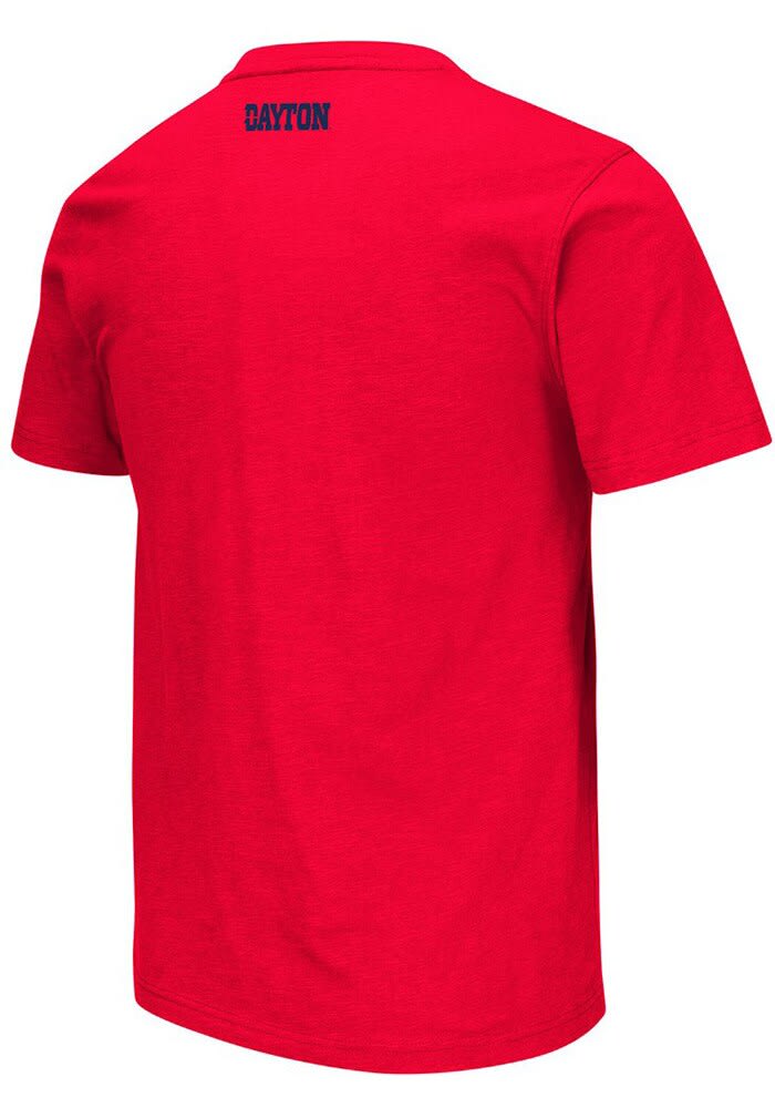 Colosseum Dayton Flyers Red Mason Short Sleeve T Shirt