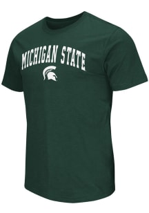 Colosseum Michigan State Spartans Green Mason Short Sleeve T Shirt