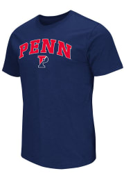 Colosseum Pennsylvania Quakers Navy Blue Mason Short Sleeve T Shirt