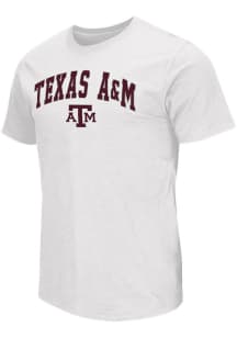 Colosseum Texas A&amp;M Aggies White Mason Short Sleeve T Shirt