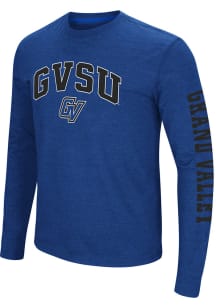 Colosseum Grand Valley State Lakers Blue Jackson Long Sleeve T Shirt