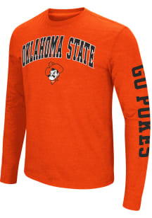 Colosseum Oklahoma State Cowboys Orange Jackson Long Sleeve T Shirt