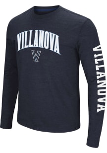 Colosseum Villanova Wildcats Navy Blue Jackson Long Sleeve T Shirt