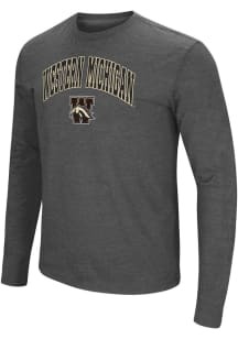 Colosseum Western Michigan Broncos Grey Jackson Long Sleeve T Shirt