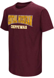 Colosseum Central Michigan Chippewas Youth Maroon Graham Short Sleeve T-Shirt