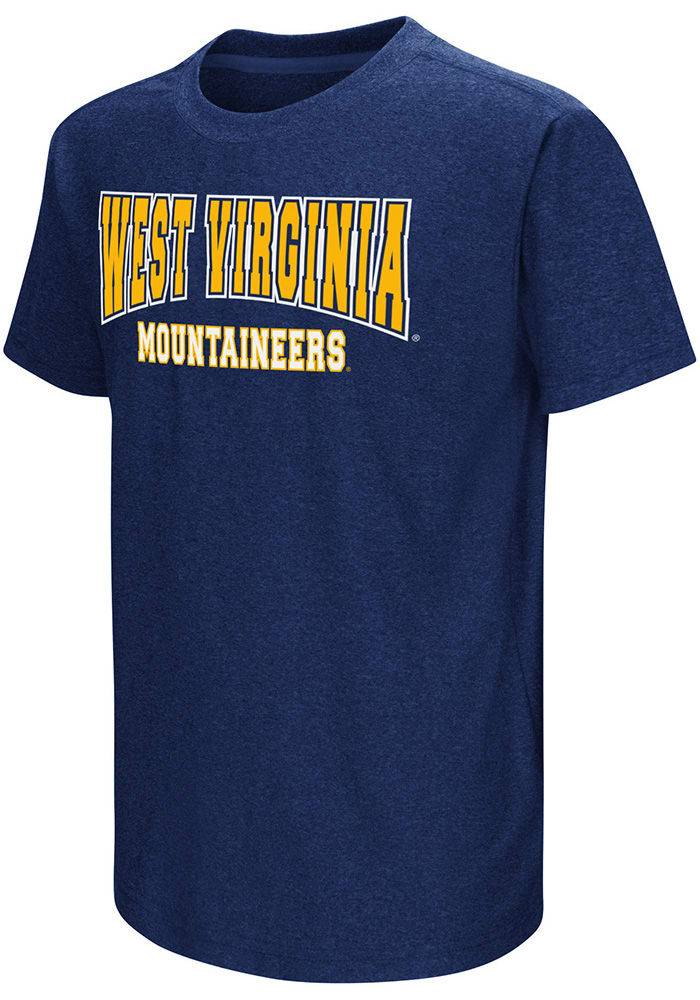 Colosseum West Virginia Mountaineers Youth Navy Blue Graham Short Sleeve T-Shirt
