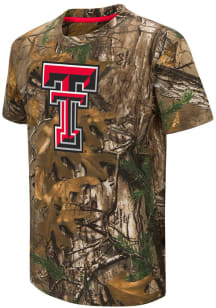 Colosseum Texas Tech Red Raiders Youth Green Realtree Short Sleeve T-Shirt