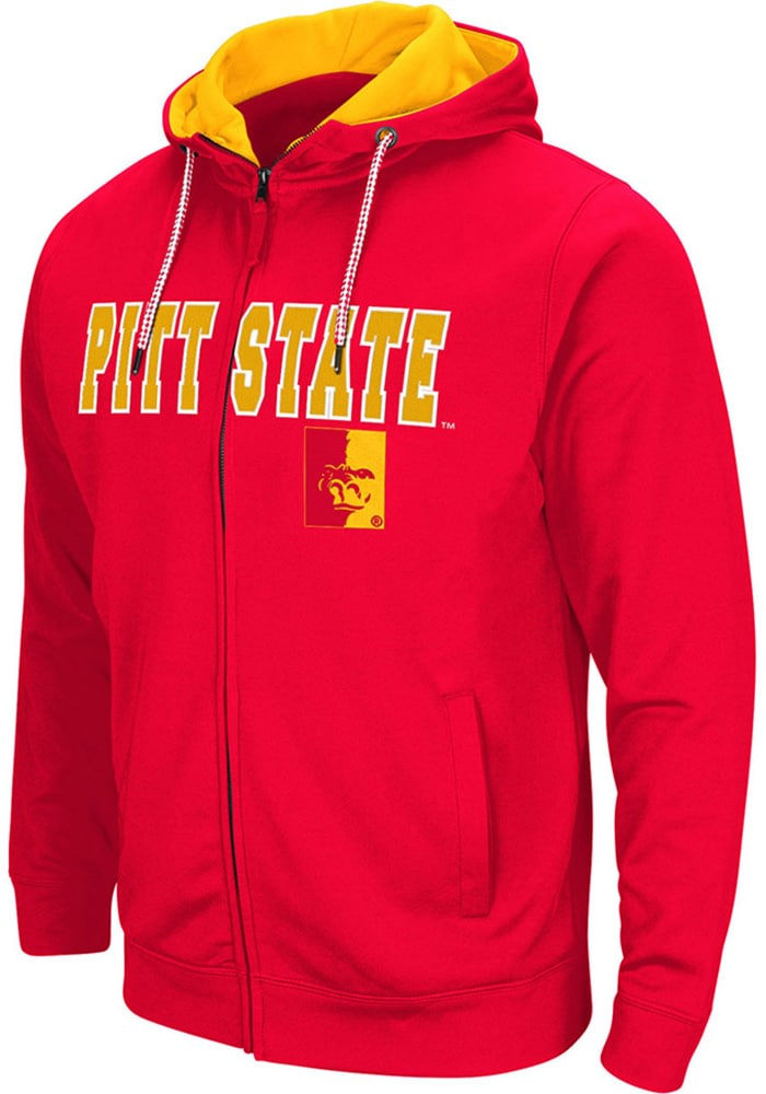 Colosseum Pitt State Gorillas Mens Classic Full Zip - RED