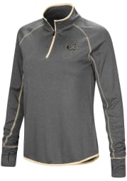 Colosseum Emporia State Womens Charcoal Shark 1/4 Zip Pullover
