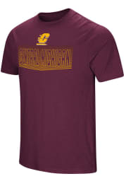 Colosseum Central Michigan Chippewas Maroon ELECTRICITY Short Sleeve T Shirt