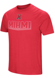 Colosseum Miami Redhawks Red ELECTRICITY Short Sleeve T Shirt