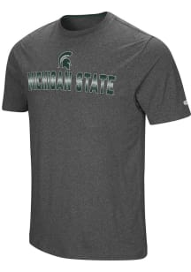 Colosseum Michigan State Spartans Charcoal Medula Oblongata Short Sleeve T Shirt