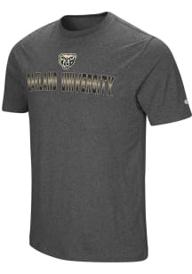 Colosseum Oakland University Golden Grizzlies Charcoal Medula Oblongata Short Sleeve T Shirt