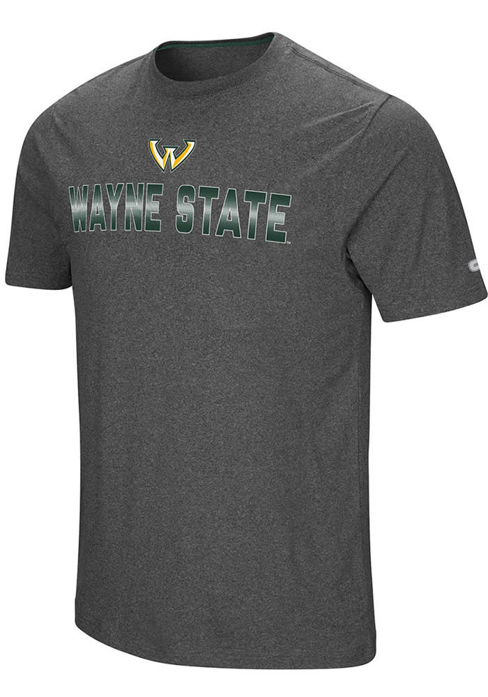 Colosseum Wayne State Warriors Charcoal MEDULA OBLONGATA Short Sleeve T Shirt