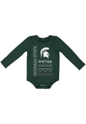 Colosseum Michigan State Spartans Baby Green Its Still Good LS Tops LS One Piece