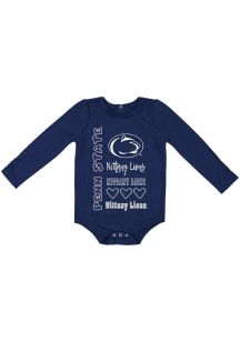 Colosseum Penn State Nittany Lions Baby Navy Blue Its Still Good LS Tops LS One Piece