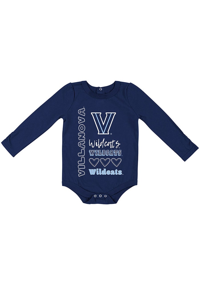 Colosseum Villanova Wildcats Baby Navy Blue Its Still Good LS Tops LS One Piece
