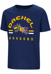 Colosseum Drexel Dragons Toddler Navy Blue Cowboys Short Sleeve T-Shirt