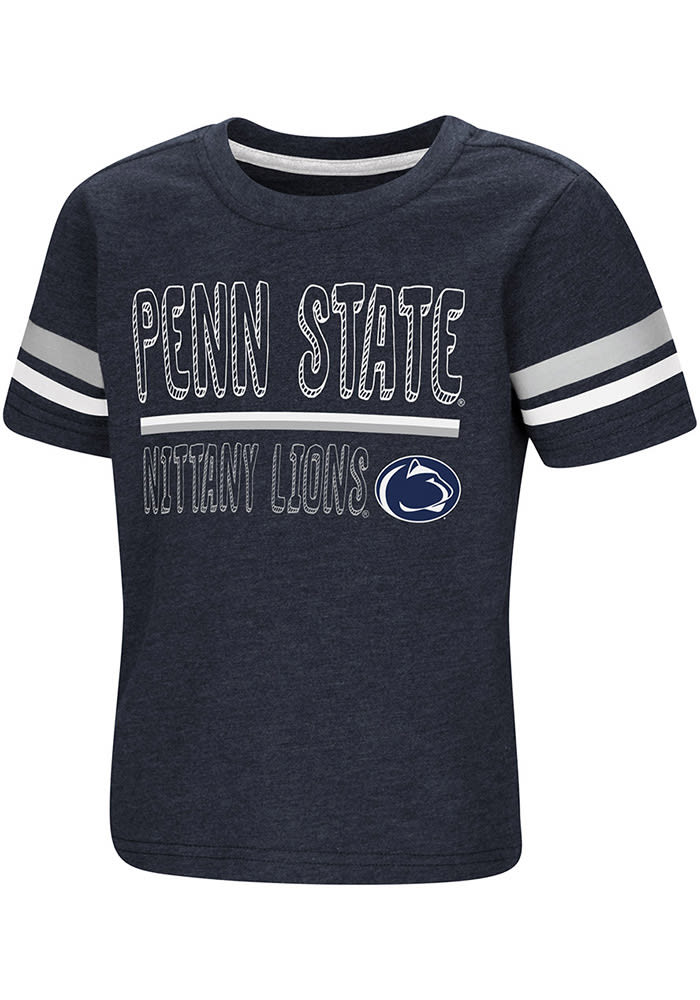 Colosseum Penn State Nittany Lions Toddler Navy Blue You Rang Short Sleeve T-Shirt