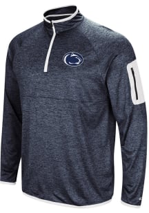 Colosseum Penn State Nittany Lions Mens Navy Blue Amnesia Long Sleeve 1/4 Zip Pullover